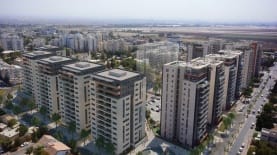 פרויקט "הגנים התלויים" ביהוד מונוסון. הדמיה אאורה