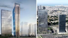 עזריאלי טאון - צילום: לביא צילומי אויר עזריאלי טאון