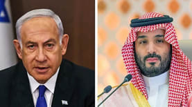 ישראל סעודיה ביבי ומוחמד בן סלמאן; קרדיט: טוויטר