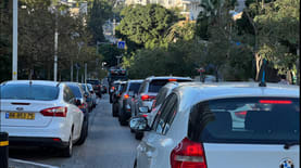 פקק ברמת גן. קרדיט: רשתות חברתיות