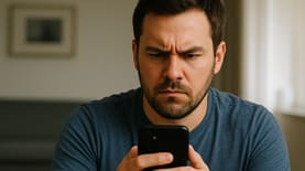 הודעה בסמארטפון צילום: ביזפורטל