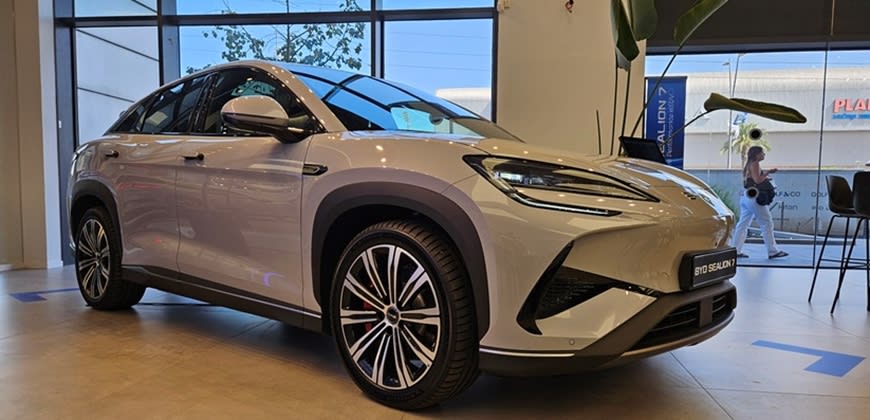BYD Sealion 7. צילום יואב פולס BYD Sealion 7. צילום יואב פולס