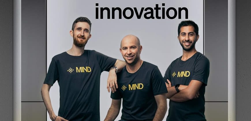 צוות המייסדים של MIND, מימין לשמאל: הוד בן נון, ערן ברק ואיתי שוורץ, צילום: אוהד קאב צוות המייסדים של MIND, מימין לשמאל: הוד בן נון, ערן ברק ואיתי שוורץ, צילום: אוהד קאב