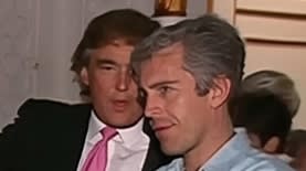 ג'פרי אפשטיין ודונלד טראמפ ב-1992 (צילום מסרטון)