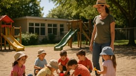 גננת בגן ילדים צילום: ביזפורטל