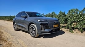 AUDI Q6 etron 45. צילום יואב פולס AUDI Q6 etron 45. צילום יואב פולס