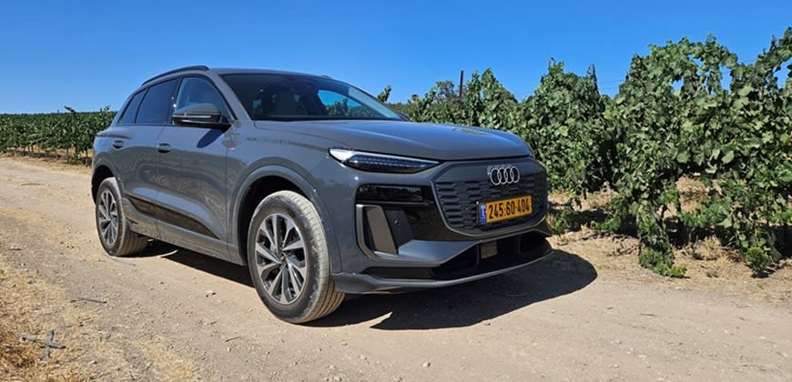 AUDI Q6 etron 45. צילום יואב פולס AUDI Q6 etron 45. צילום יואב פולס