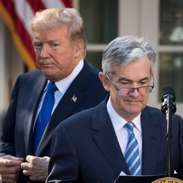 פאוול וטראמפ בג'קסון הול. קרדיט: רשתות חברתיות