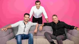 מייסדי AI21 - משמאל לימין: אורי גושן, פרופ' אמנון שעשוע, פרופ' יואב שוהם, צילום: רועי שור