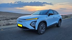 צ'רי FX EV הכי הרבה רישומים, אבל לא לקוחות בשלב זה. צילום יואב פולס