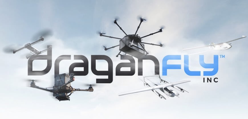 חברת הרחפנים Draganfly. קרדיט: רשתות חברתיות חברת הרחפנים Draganfly. קרדיט: רשתות חברתיות