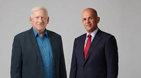 יו״ר צים, יאיר סרוסי והמנכ״ל אלי גליקמן, תמונה ממודלת