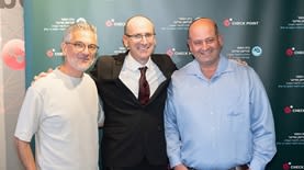 שרון שוסהיים, ערן שחם וזהר ינון. צילום: אוני' בר-אילן