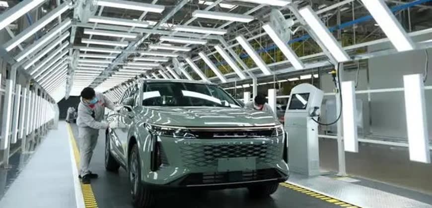 מפעל רכבי צ'רי. קרדיט: רשתות חברתיות