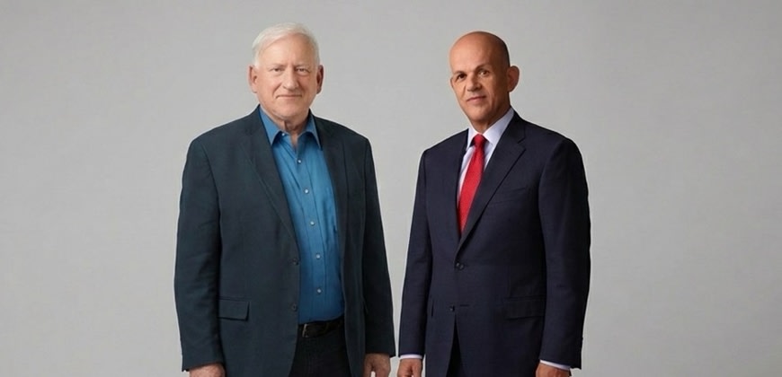 יו״ר צים, יאיר סרוסי והמנכ״ל אלי גליקמן, תמונה ממודלת