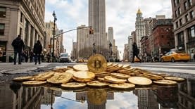 אילוסטרציה להכנסה אוניברסלית באמצעות ביטקוין. קרדיט: רשתות חברתיות