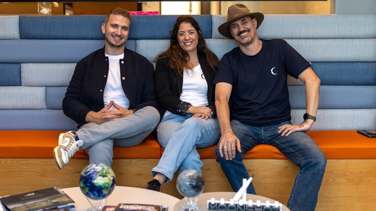 המייסדים, מימין: פרד סימון, הילה חדד חמלניק ושחר בהירי, קרדיט: Moonshot