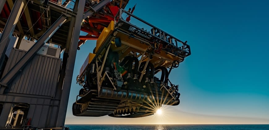 מכשיר כרייה בים