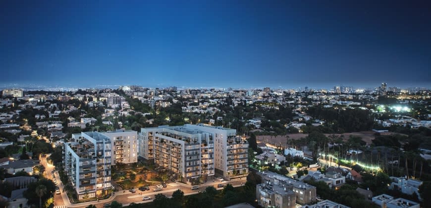 הדמיה פרויקט יצחק אלחנני, קרית יערים רמת השרון. קרדיט:  3Division