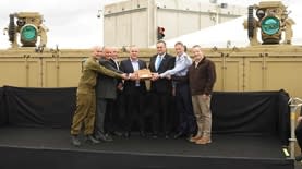 טקס מסירת אור איתן לצה%22ל, צילום: אגף דוברות וקשרי ציבור במשרד הביטחון