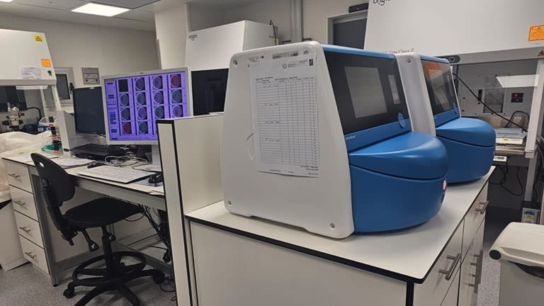 מעבדה להפריה חוץ
 גופית במרכז הרפואי שמיר בבית החולים אסף הרופא, קרדיט: המרכז הרפואי שמיר