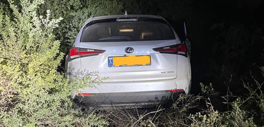 רכב גנוב. קרדיט: איתוראן