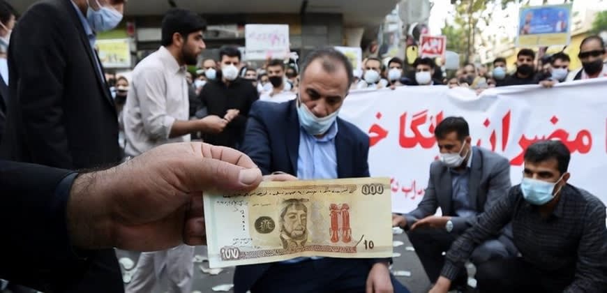 מחאות בטהרן. קרדיט: רשתות חברתיות