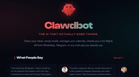 Clawdbot צילום מתוך אתר הפרויקט