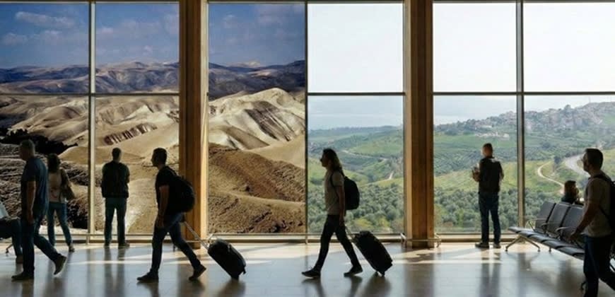 הדמית שדות התעופה בדרום וצפון הארץ. קרדיט: משרד האוצר הדמית שדות התעופה בדרום וצפון הארץ. קרדיט: משרד האוצר