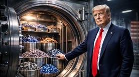 טראמפ' פרויקט כספת, מינרלים קריטיים. קרדיט: נעשה על ידי AI טראמפ' פרויקט כספת, מינרלים קריטיים. קרדיט: נעשה על ידי AI