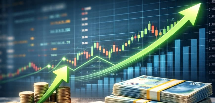 מדדים עולים, גרפים. קרדיט: נעשה על ידי AI