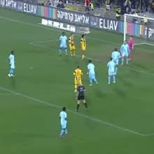 המשחק בין בית"ר ירושלים למכבי תל-אביב, קרדיט: מתוך שידורי 5+ המשחק בין בית"ר ירושלים למכבי תל-אביב, קרדיט: מתוך שידורי 5+