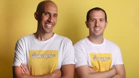 אלדד פוסטן-קורן ובר חלוה, שותפים-מייסדים WINN.AI צילום: גל בורנשטיין