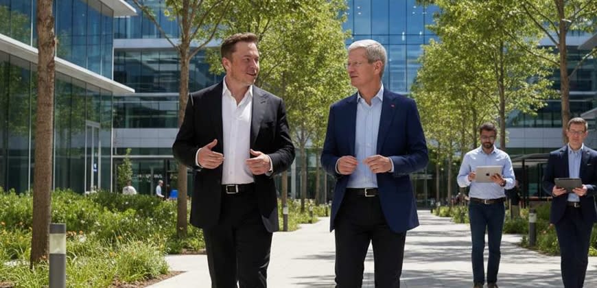 אלון מאסק וטים קוק, AI אלון מאסק וטים קוק, AI