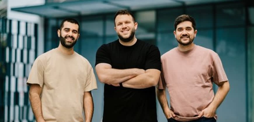 מייסדי Astelia מימין - נדב אוסטרובסקי, אלון נוי, רועי רג'ואן צילום: נתנאל טוביאס