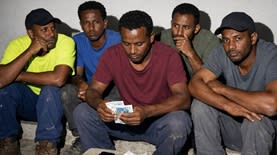 פועלים אריתראים צילום: AI