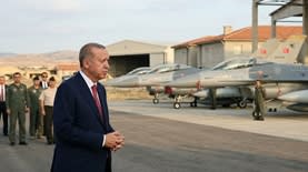 ארדואן ומטוסי F-16, נוצר באמצעות AI