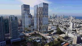 מתחם לנדמרק של אפי נכסים ומליסרון, קרדיט הדמיה: סטודיו 84