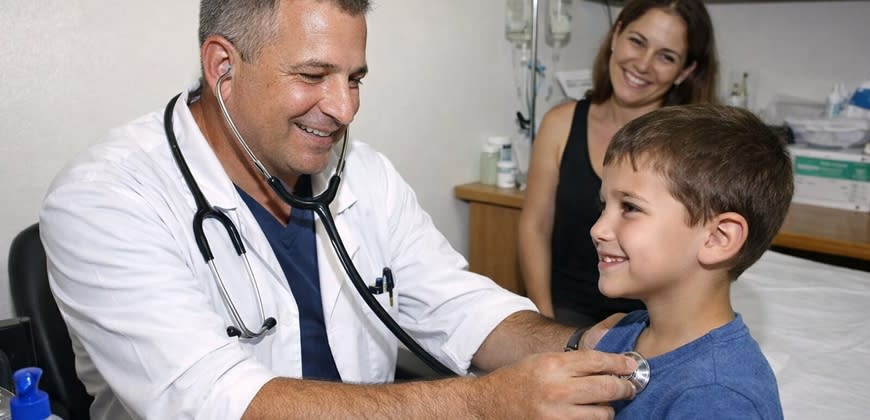 רופא ילדים צילום: AI