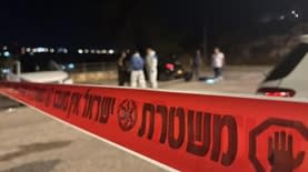 זירת אירוע   (דוברות המשטרה)