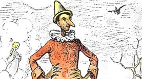 הציור המקורי של פינוקיו - פרי מכחולו של אנריקו מזאנטי הציור המקורי של פינוקיו - פרי מכחולו של אנריקו מזאנטי