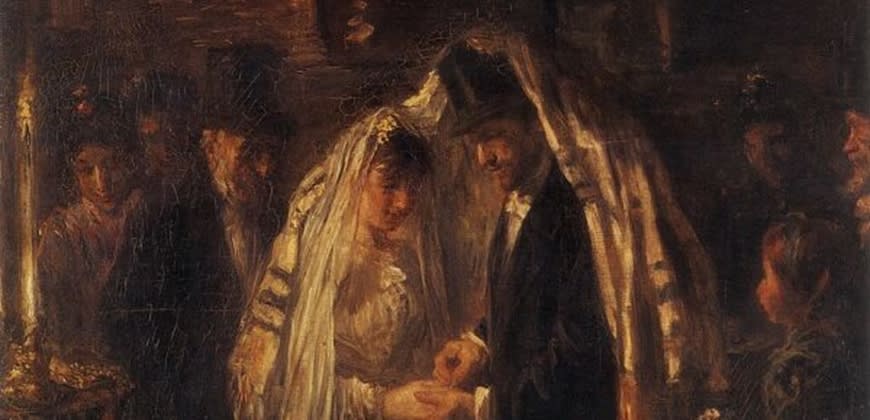 חתונה בציורו של יוזף ישראלס