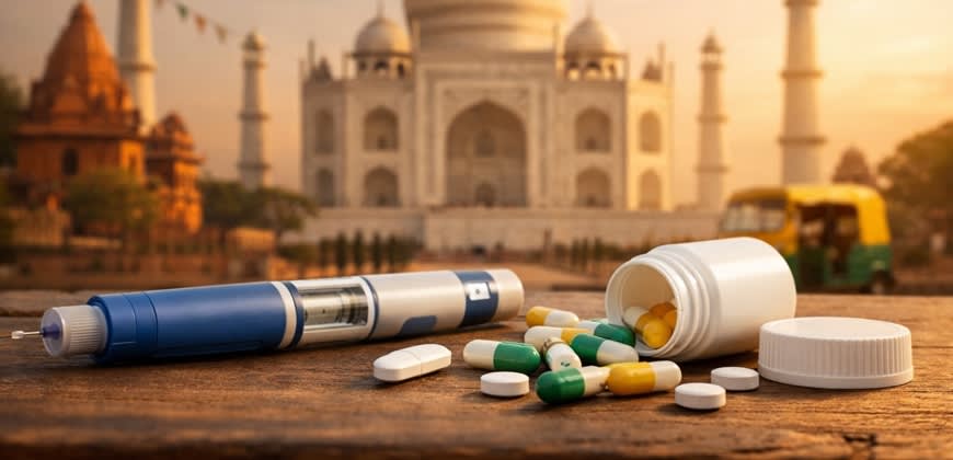 תרופות הרזיה, הודו. קרדיט: נעשה על ידי AI