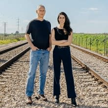 דפנה לנגר ואלון קסל צילום: עומר הכהן