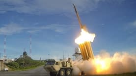 מערכת THAAD. ארה"ב כבר השתמשה ברבע מהמיירטים (צילום: הפנטגון)