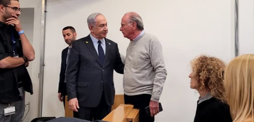 בנימין נתניהו בדיון במשפטו (צילום: יעל פרידסון, הארץ) בנימין נתניהו בדיון במשפטו (צילום: יעל פרידסון, הארץ)