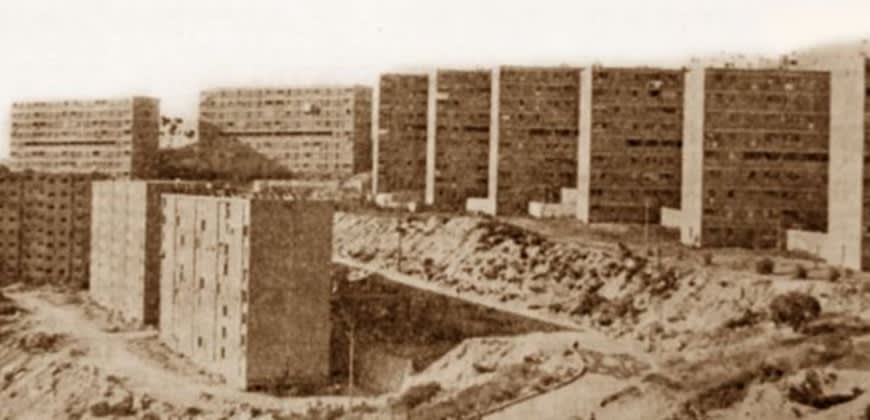 קרית היובל בעת בנייתה בשנות ה-50 קרית היובל בעת בנייתה בשנות ה-50