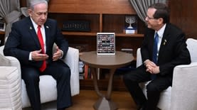 יצחק הרצוג ובנימין נתניהו (צילום: חיים צח, לע"מ)