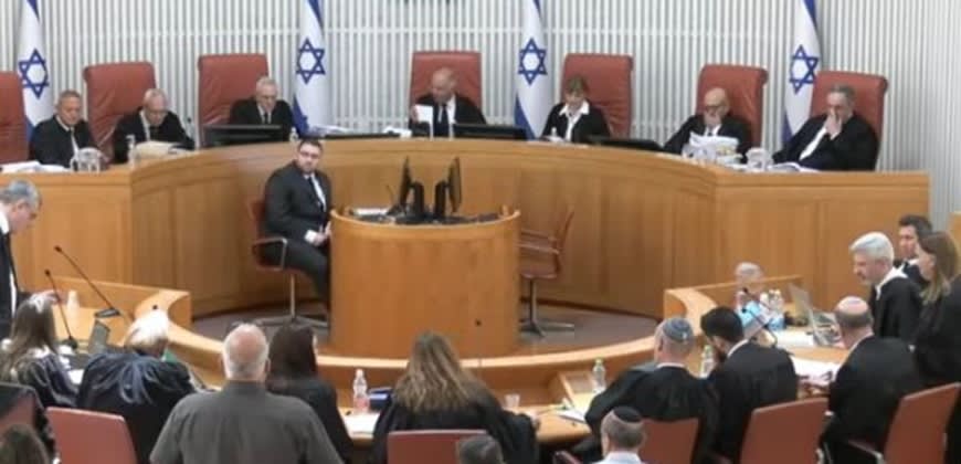 הדיון בשבוע שעבר בהקמת ועדת חקירה למלחמה (צילום: לע"מ, הרשות השופטת) הדיון בשבוע שעבר בהקמת ועדת חקירה למלחמה (צילום: לע"מ, הרשות השופטת)