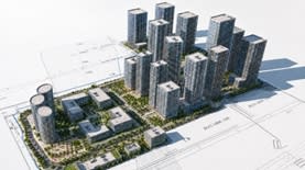מתחם דנמרק בפתח תקווה (הדמייה: משרד ערן מבל - ארכיטקטורה ובינוי ערים)